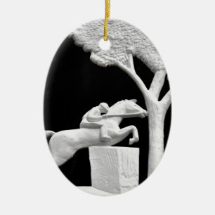 Saratoga Horse Art Ceramic Ornament