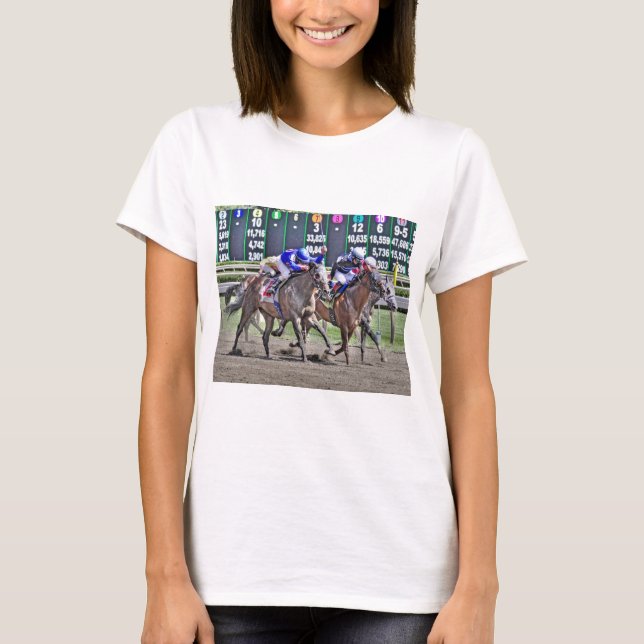 Saratoga Horse Racing T-Shirt (Front)