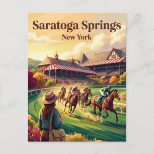 Saratoga Race Course USA Postcard