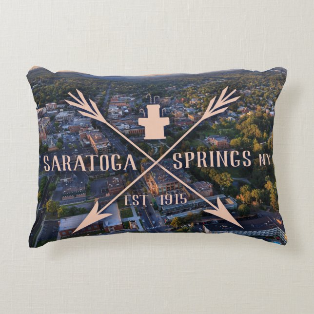 Saratoga Springs Series 01 Accent Pillow (Front)