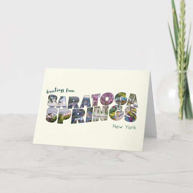 Saratoga Springs Series 02 Greeting Card (Front)