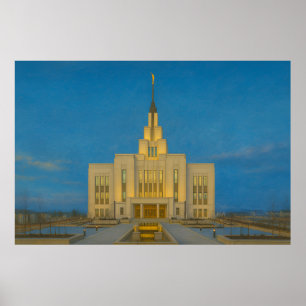 Saratoga Springs Utah Temple Painting™ LDS Poster