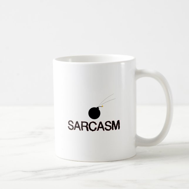 Sarcasm Bombed Coffee Mug (Right)