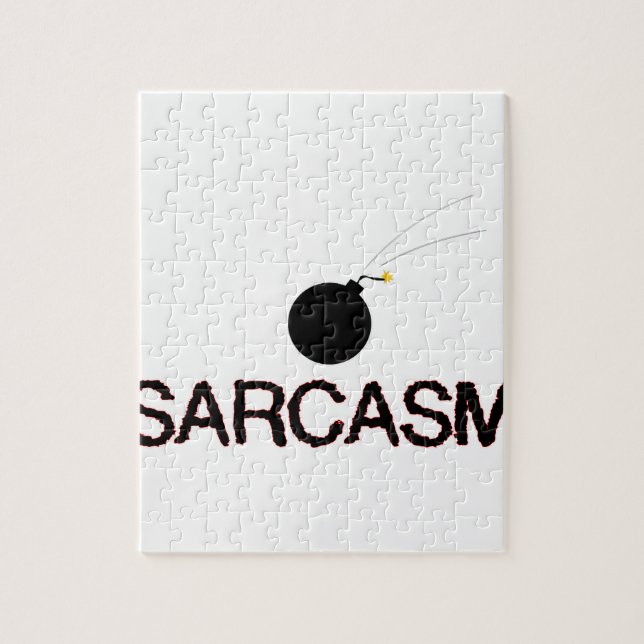 Sarcasm Bombed Jigsaw Puzzle (Vertical)