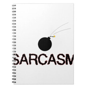 Sarcasm Bombed Notebook