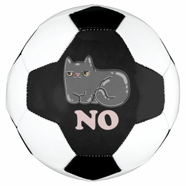 Sarcasm Cat Soccer Ball (Front)