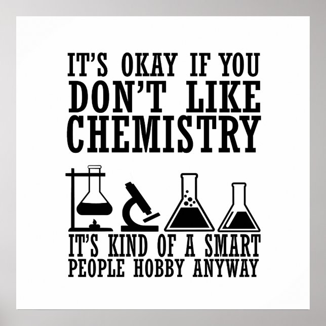 sarcasm chemistry poster (Front)