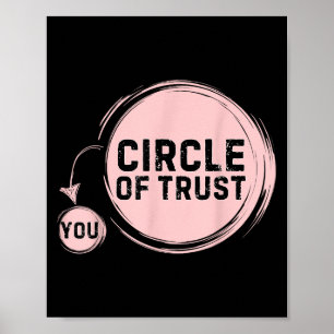 Sarcasm Circle Of Trust Funny Poster