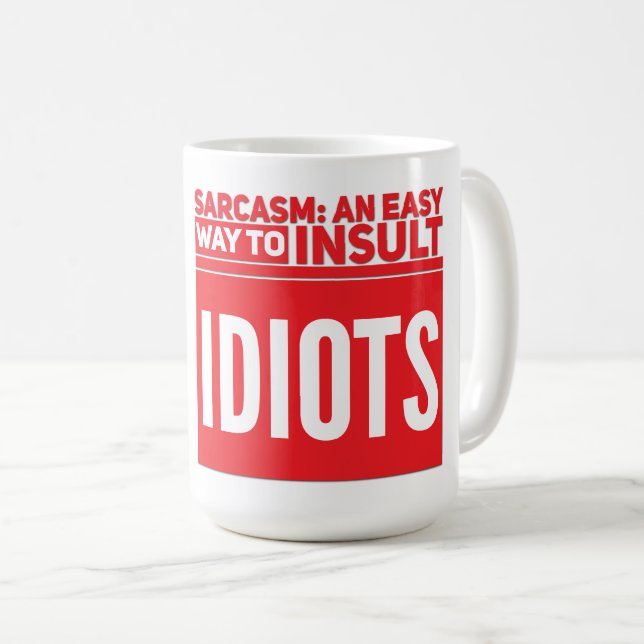 Sarcasm  Classic Mug (Front Right)