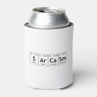SArCaSm Periodic Table Elements Word Chemistry Can Cooler