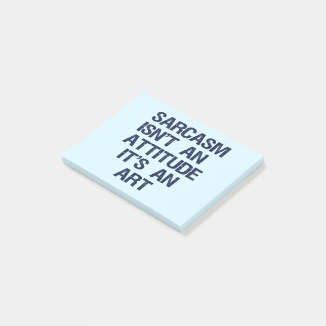 Sarcasm Post-it Notes (Angled)