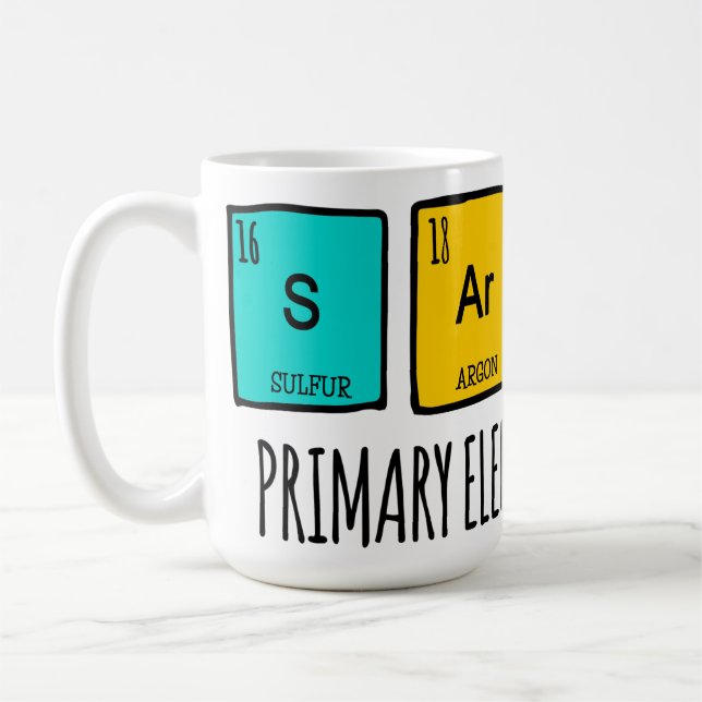 Sarcasm Primary Elements of Humour Coffee Mug (Left)