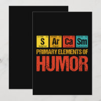 Sarcasm Primary Elements of Humour