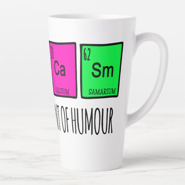 Sarcasm Primary Elements Of Humour Science Latte M Mug (Right)