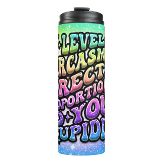 Sarcasm Spectrum Thermal Tumbler