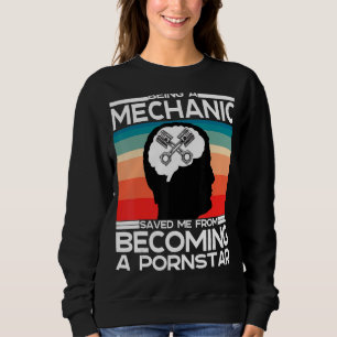 Sarcastic Adult Present Diesel Garage Mechanic Car Sweatshirt