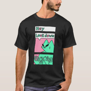 Sarcastic Alien Cat Hilarious Jokes T-Shirt