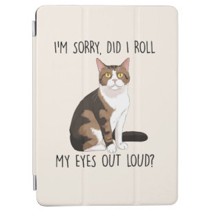 Sarcastic And Cute Cat    iPad Air Cover