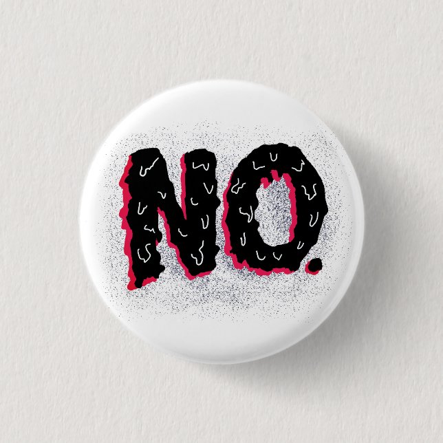 Sarcastic Antisocial Weird No Typography 3 Cm Round Badge (Front)