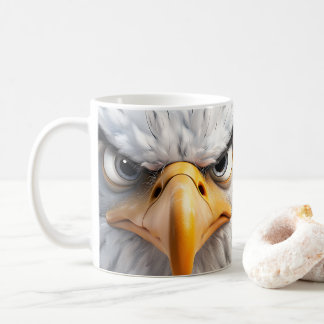 Sarcastic Bald Eagle Face Mug