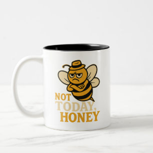 Sarcastic Beekeeper Humour Two-Tone Coffee Mug