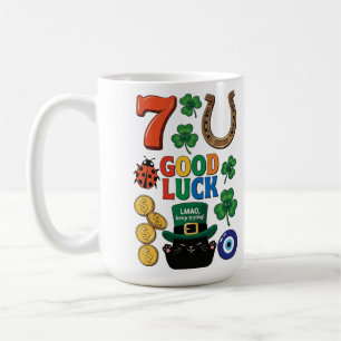 Sarcastic black cat &Lucky charms Coffee Mug