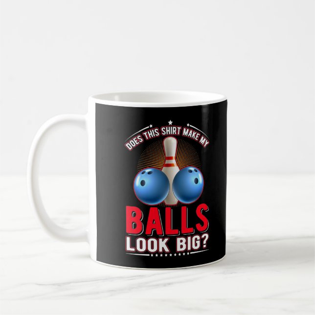 Sarcastic Bowling Ball Adult Humour Coffee Mug (Left)