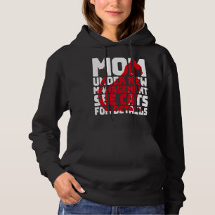 Sarcastic Cat Humour  Mum Under New Management Hoodie