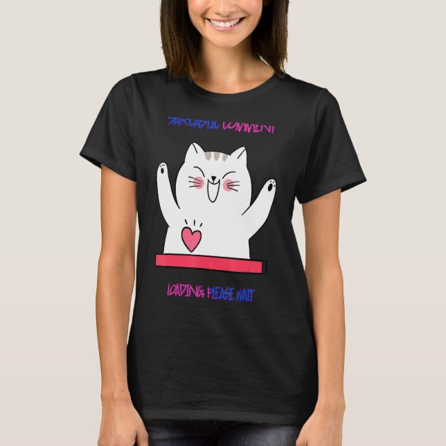 Sarcastic Comment Loading Funny Sayings Graphic T-Shirt (Front)