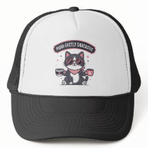 Sarcastic Cool Cat Bandanna Coffee Lover Gift