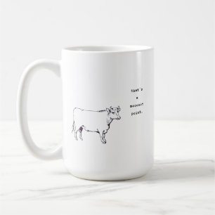 Sarcastic Cow That's a moot point Cow Mug