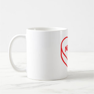 Sarcastic Cute Expression No Thx Candy Heart Coffee Mug