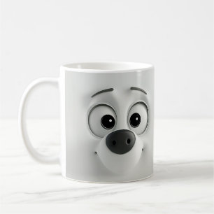 Sarcastic Dog Face 3D  Coffee Mug
