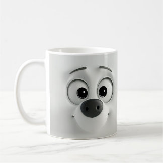 Sarcastic Dog Face 3D Coffee Mug