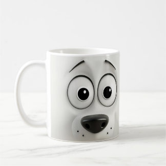 Sarcastic Dog Face 3D Coffee Mug