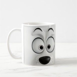 Sarcastic Dog Face 3D Coffee Mug
