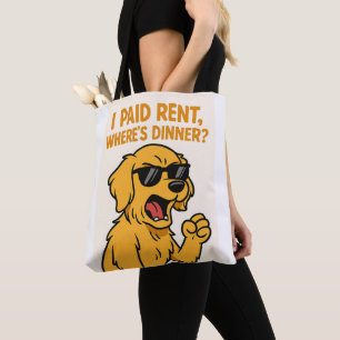 Sarcastic Dog Quote bag