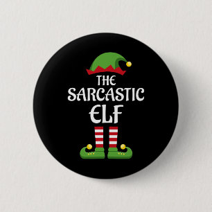 Sarcastic Elf Family Matching Group Christmas 6 Cm Round Badge