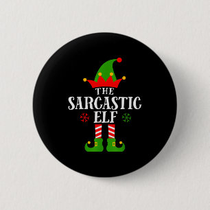 Sarcastic Elf Funny Matching Family Group Christma 6 Cm Round Badge