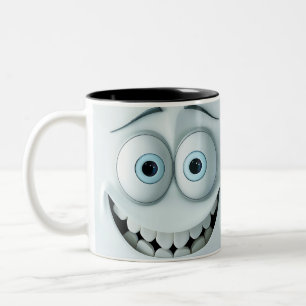 Sarcastic Face 3D Two-Tone Coffee Mug
