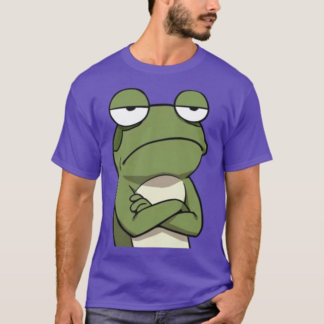 Sarcastic Frog with Attitude family friends T-Shirt (Front)