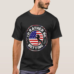 Sarcastic Fun Humour Horse Quote I I’D Rather Be T-Shirt