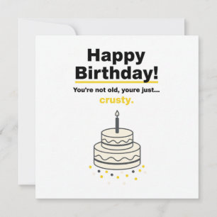Sarcastic Funny Birthday Card 