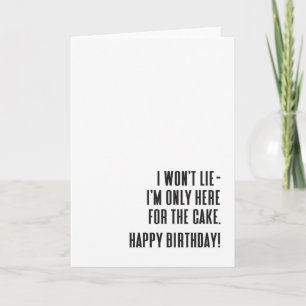Sarcastic funny card