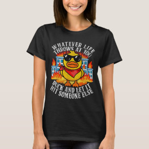 Sarcastic Funny Duck Shirt Funny Joke Quote Humour