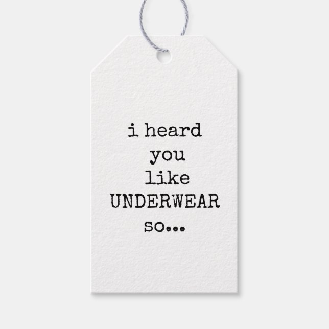 Sarcastic, Funny, Gift Tags, Present Label (Front)