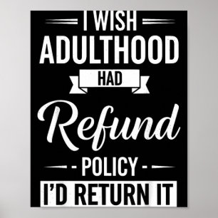 Sarcastic Funny Humour Offensive Quote Hood Poster