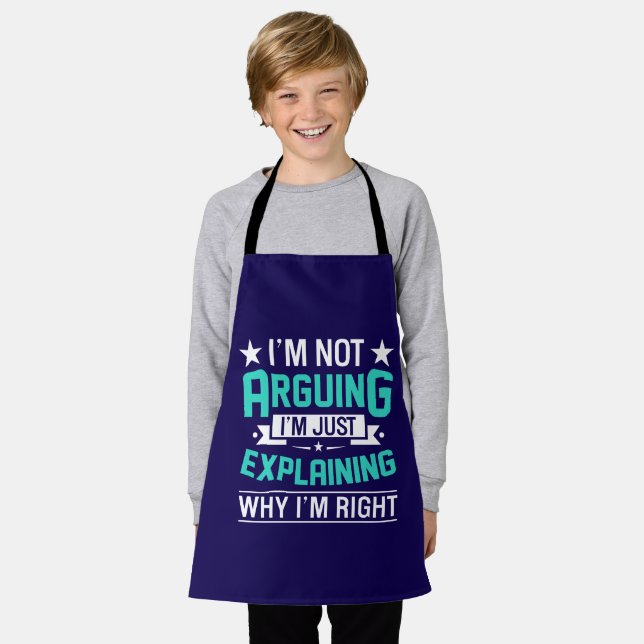Sarcastic Funny Quote Design Apron (Worn)