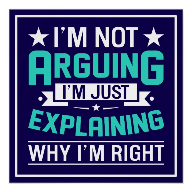 Sarcastic Funny Quote Design Poster (Front)