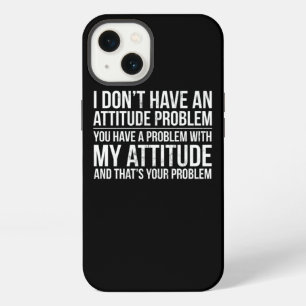 Sarcastic Gag Gift For Snarky People With Black Hu iPhone 13 Case